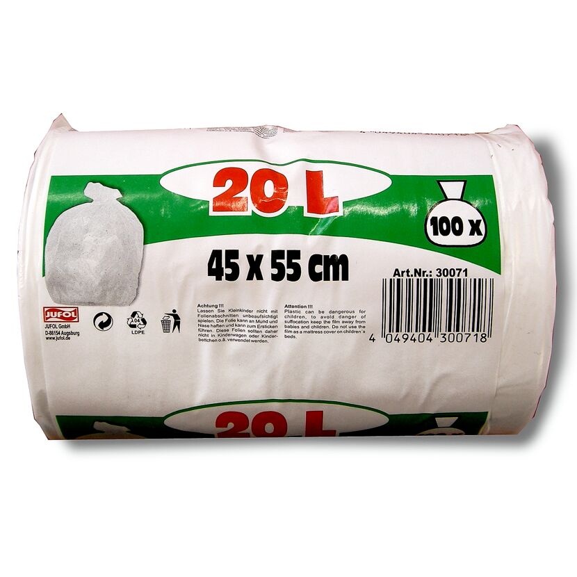 Rolle mit 100 Müllbeuteln (20l)