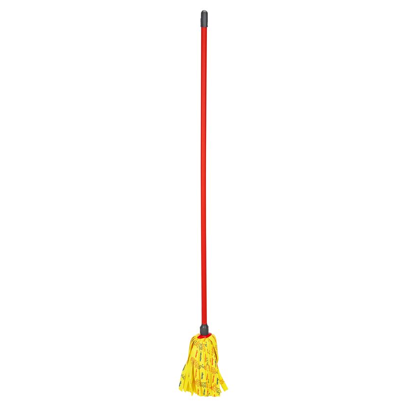 Vileda Supermocio Wischmop mit rotem Stiel