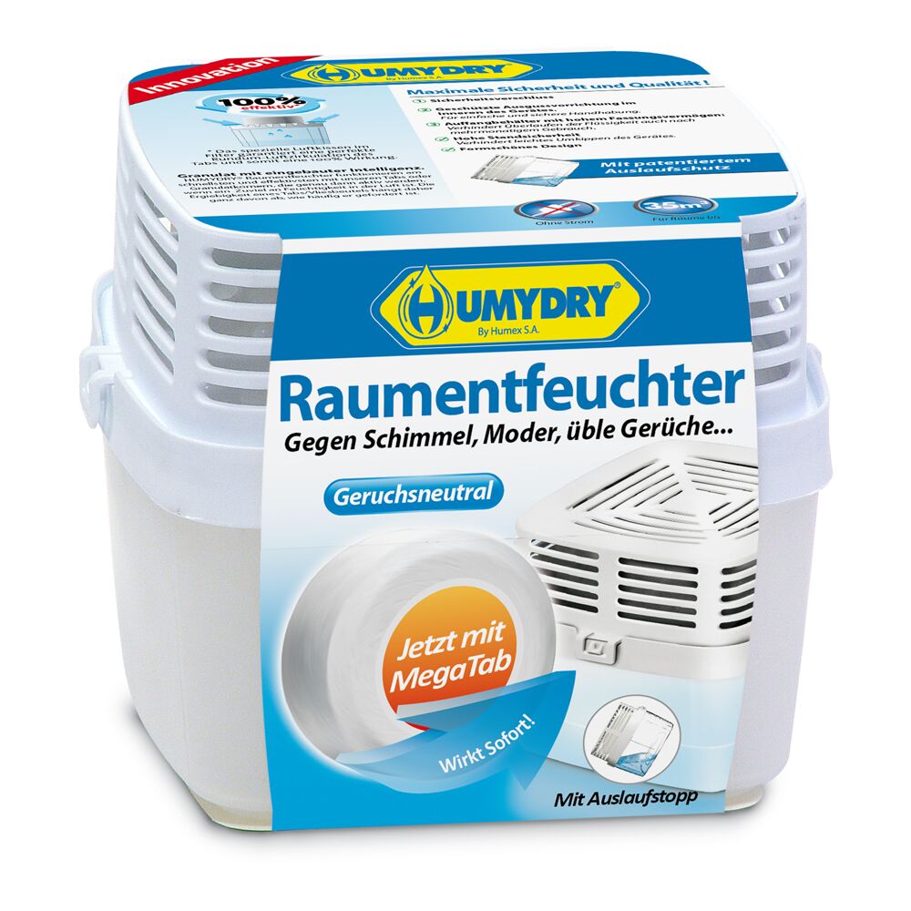 HUMYDRY Raumentfeuchter mit Mega Tab