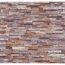 Wand mit Klinkerriemchen