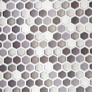 Wandbelag 'Ceramics Hexagon' grau, Breite 67,5 cm