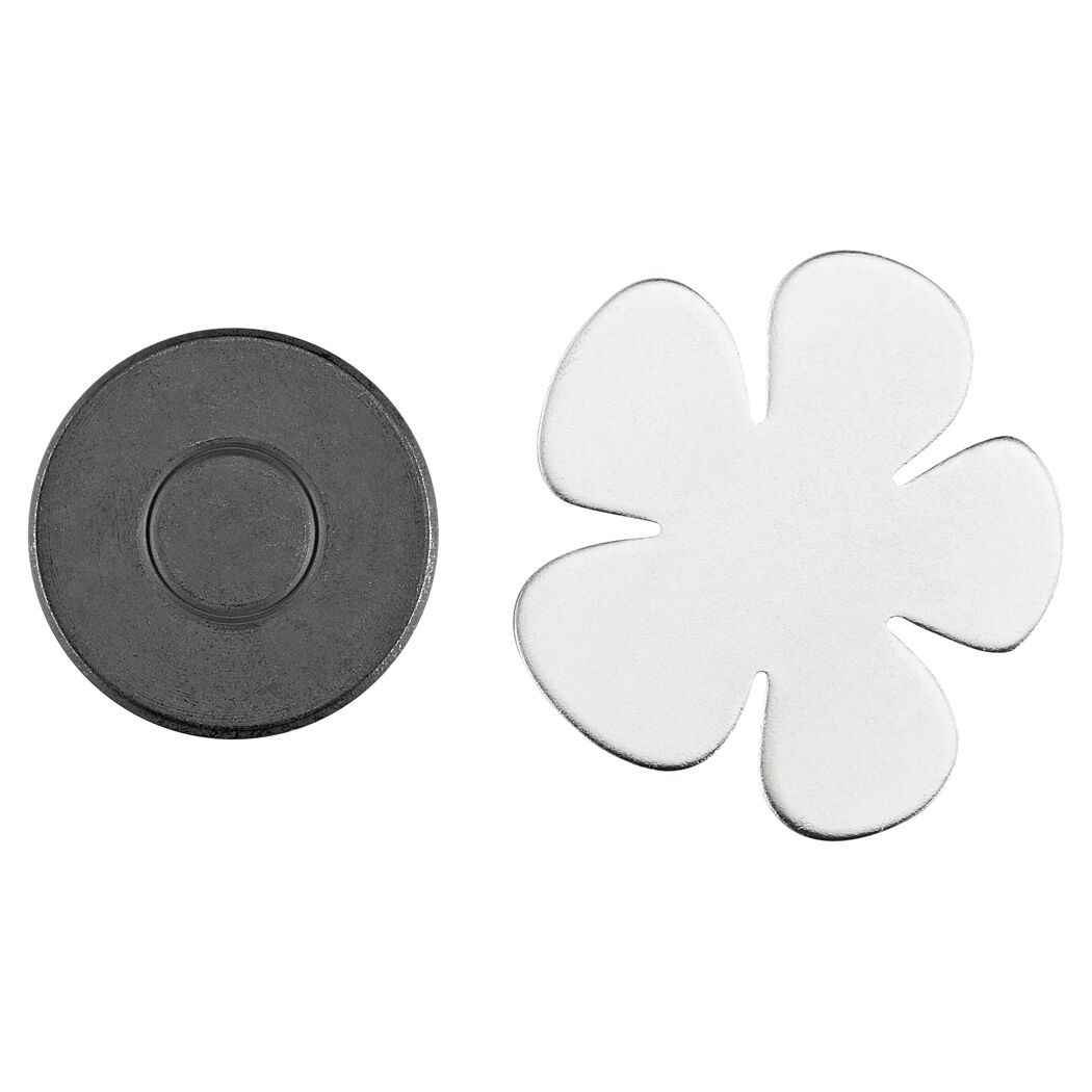 Magnetische Tischtuchbeschwerer, rund und blumenförmig