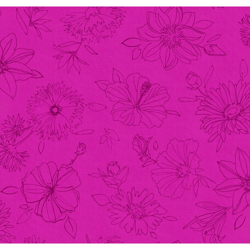 Blumenmuster in Pink