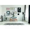 Wachstuch-Tischdecke 'Monte Carlo' credo-silber 150 cm, runde Form