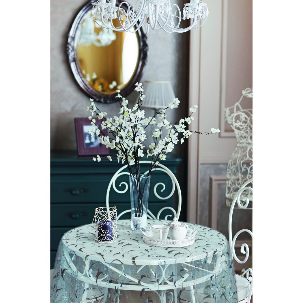 Glasklarfolie 'Paradiso' amber-transparent 140 cm