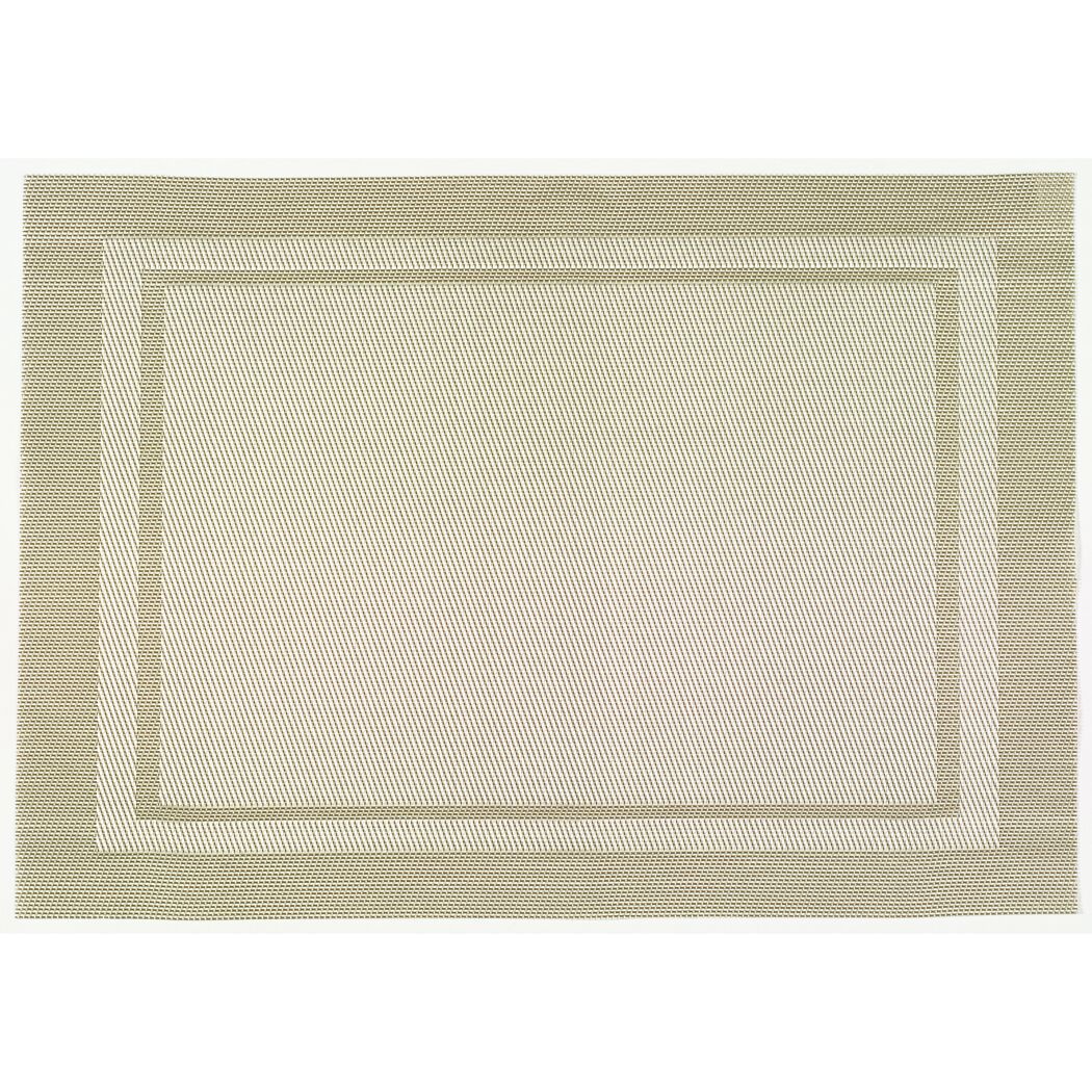 Platzdecke 'Catania' square-beige 45 x 30 cm