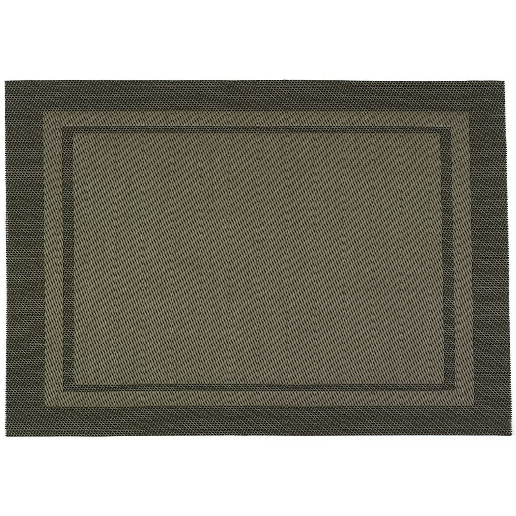 Platzdecke 'Catania' square-mocca 45 x 30 cm