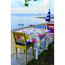 Tischtuchbeschwerer 'Butterfly' silber, 4er-Set