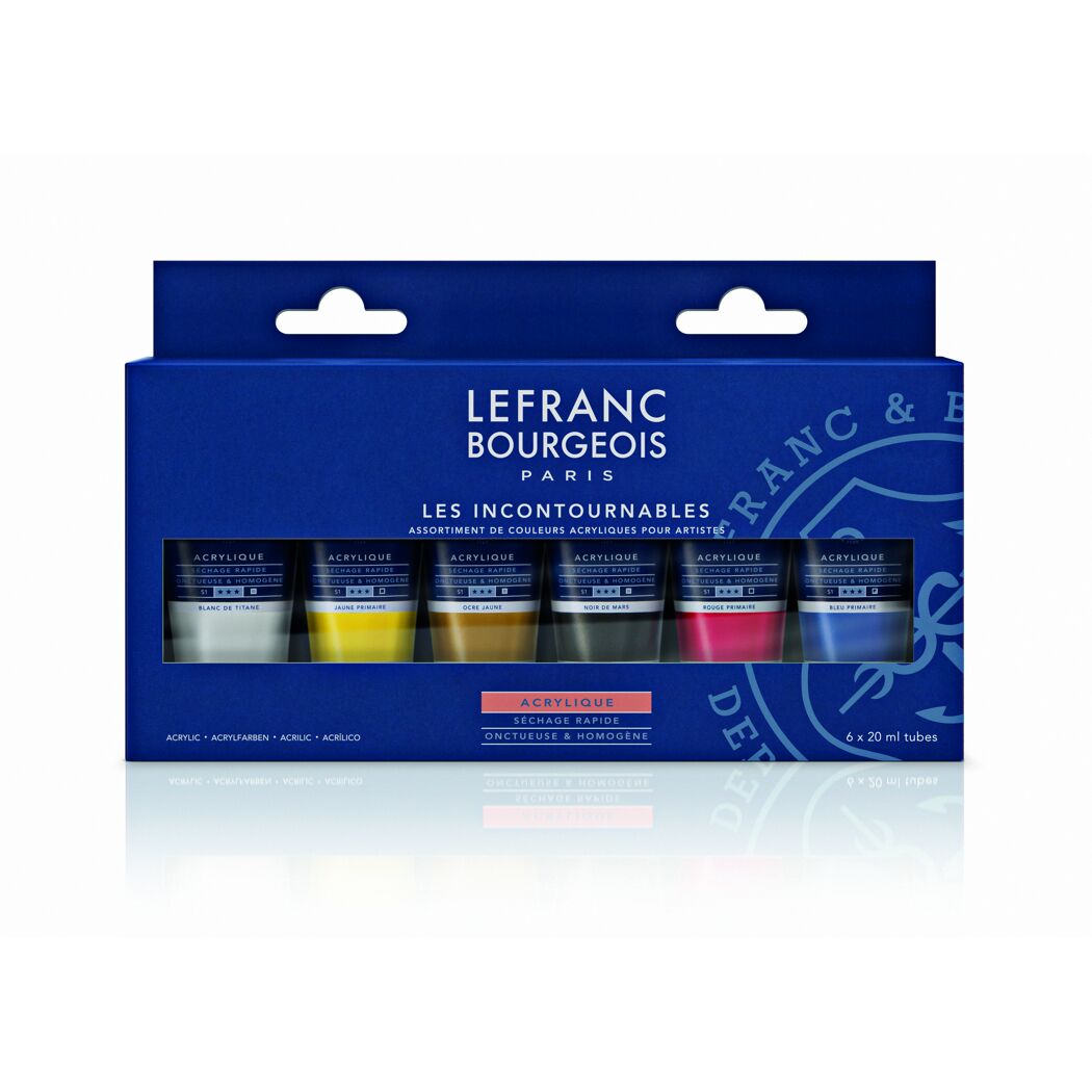 Acrylfarben-Set 'Fine' 20 ml, 6 Stück