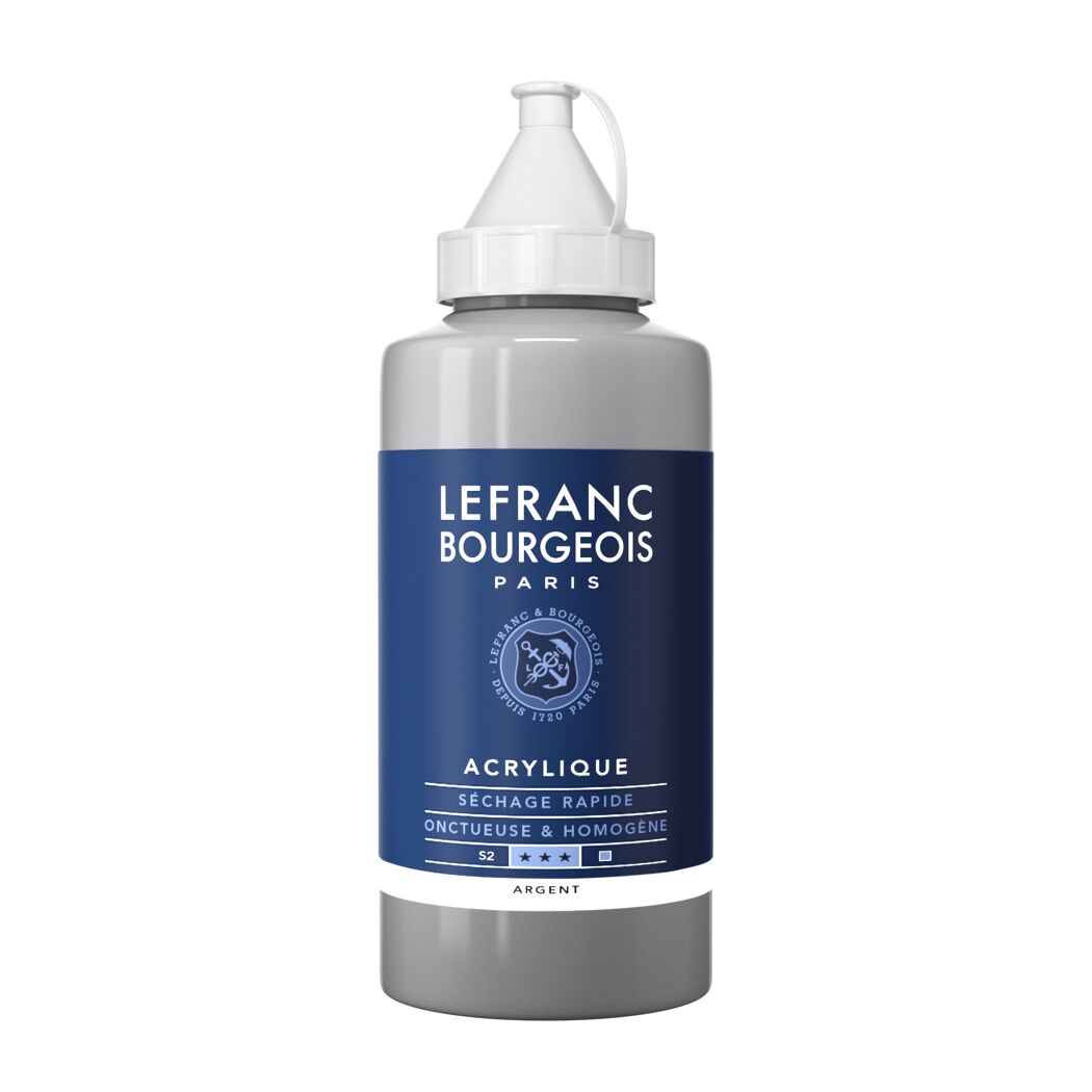 Acrylfarbe 'Fine' silber 750 ml