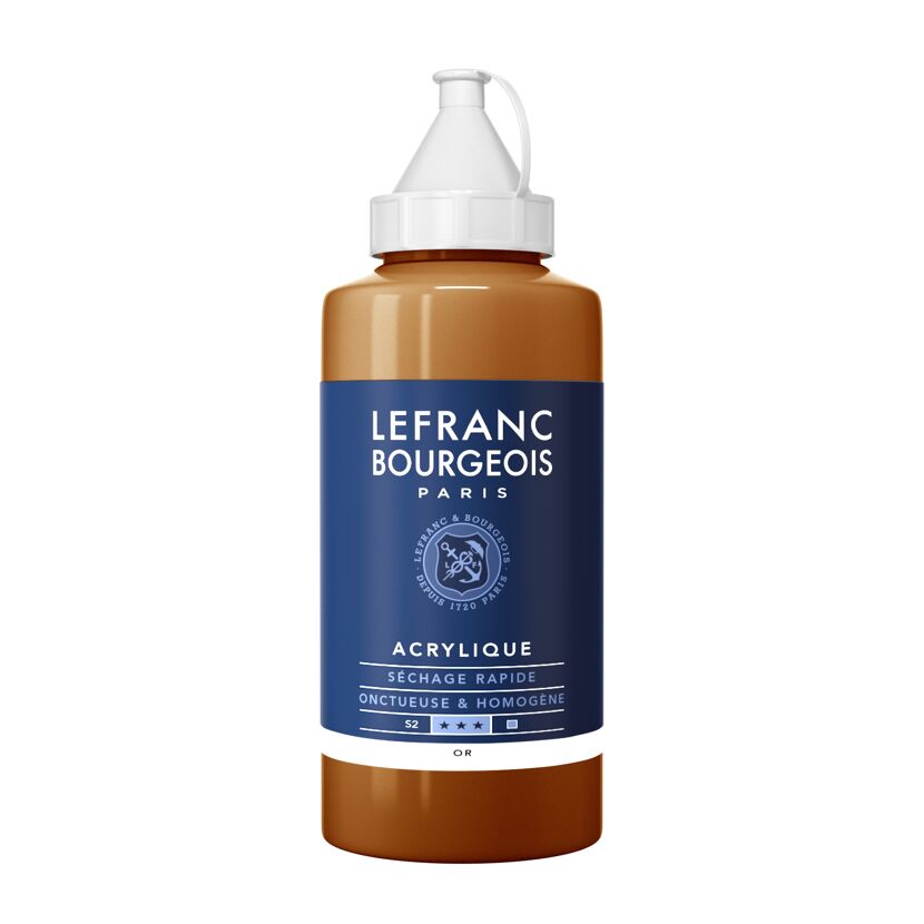 Acrylfarbe 'Fine' gold 750 ml