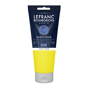 Acrylfarbe 'Fine' zitronengelb 200 ml