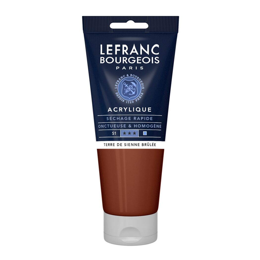 Acrylfarbe 'Fine' siena gebrannt 200 ml