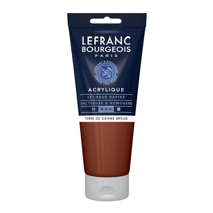 Acrylfarbe 'Fine' siena gebrannt 200 ml