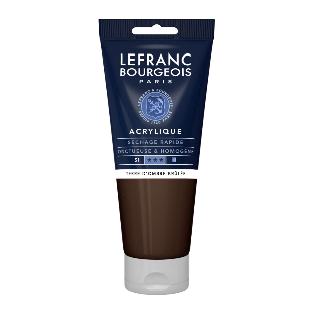 Acrylfarbe 'Fine' umbra gebrannt 200 ml
