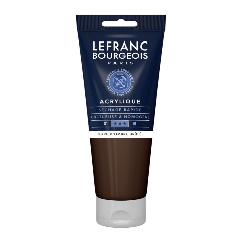 Acrylfarbe 'Fine' umbra gebrannt 200 ml