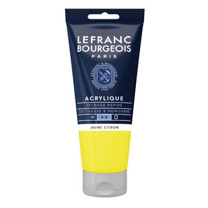 Acrylfarbe 'Fine' zitronengelb 80 ml