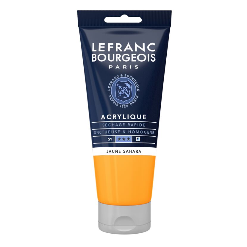 Acrylfarbe 'Fine' saharagelb 80 ml