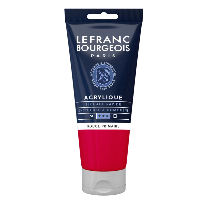 Acrylfarbe 'Fine' primärrot 80 ml
