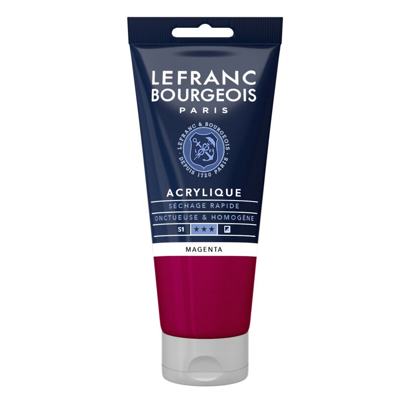 Acrylfarbe 'Fine' magenta 80 ml