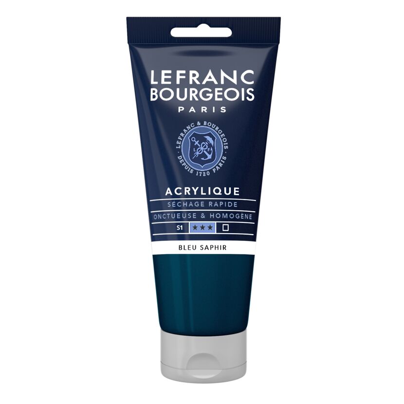 Acrylfarbe 'Fine' saphirblau 80 ml