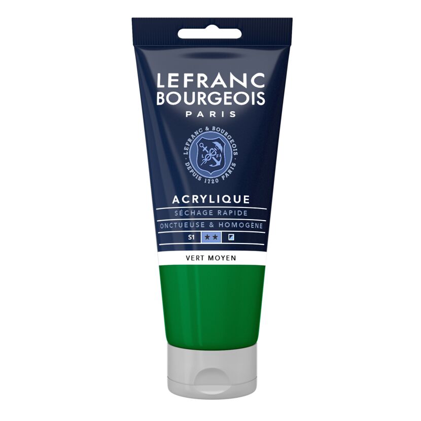 Acrylfarbe 'Fine' mittelgrün 80 ml