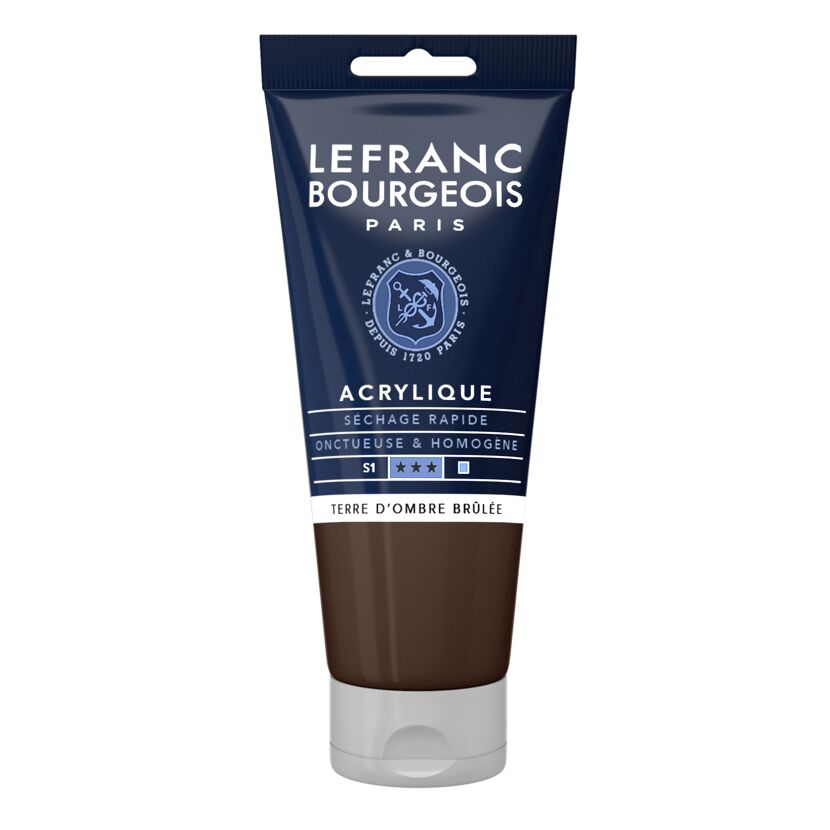 Acrylfarbe 'Fine' umbra gebrannt 80 ml