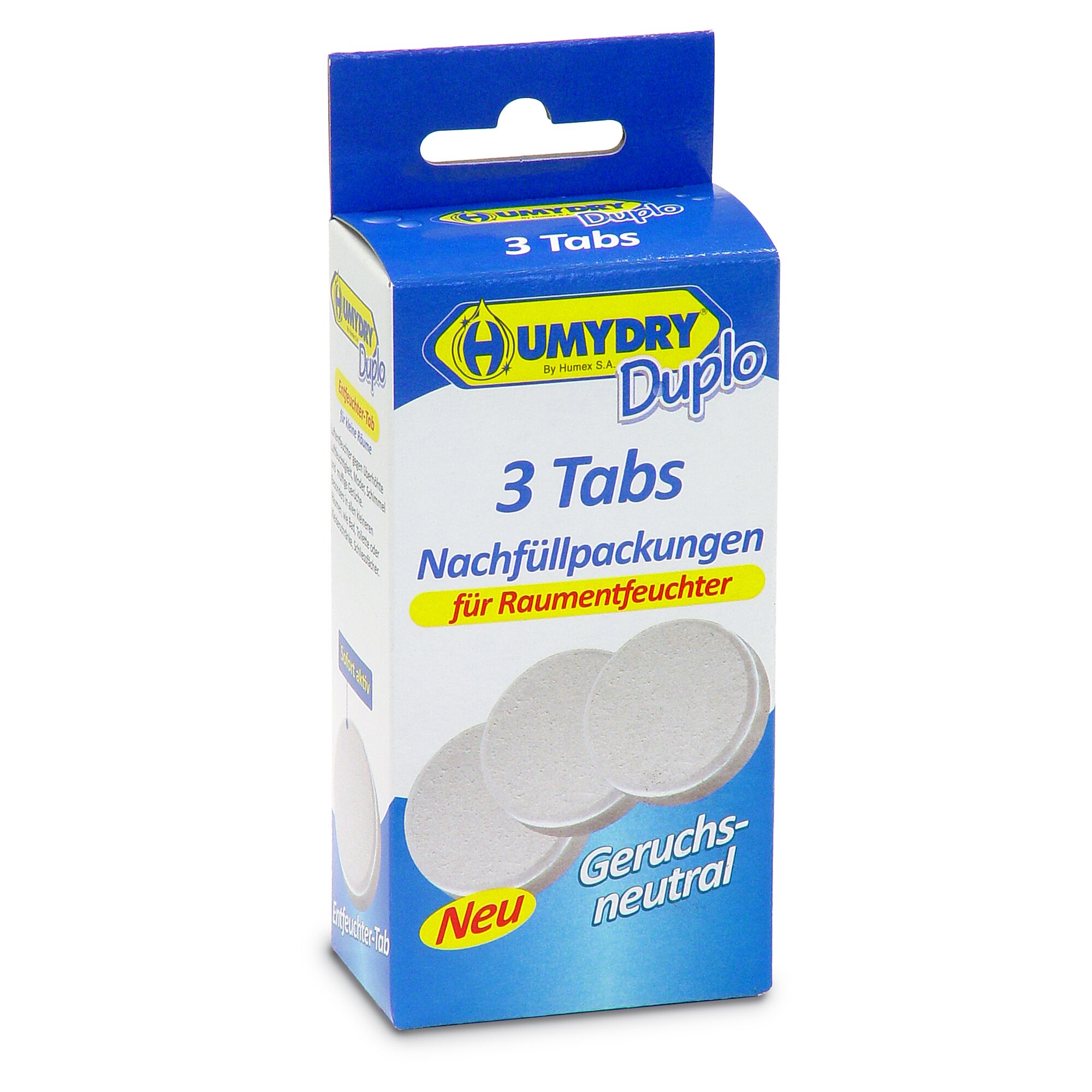 HUMYDRY Duplo Nachfüllpackung mit 3 Tabs