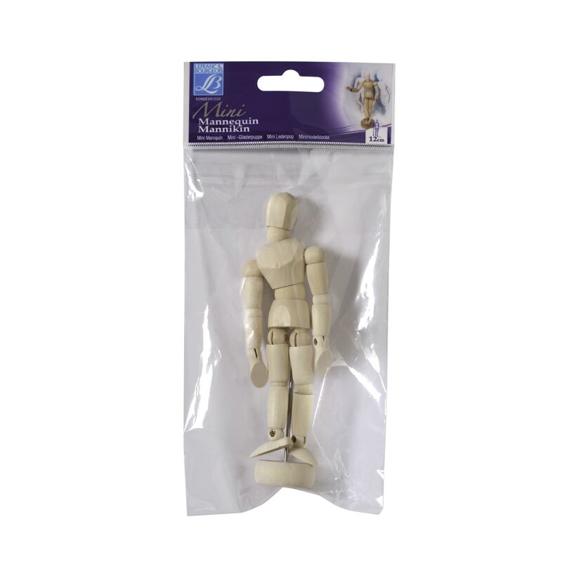Mini-Gliederpuppe 11 cm