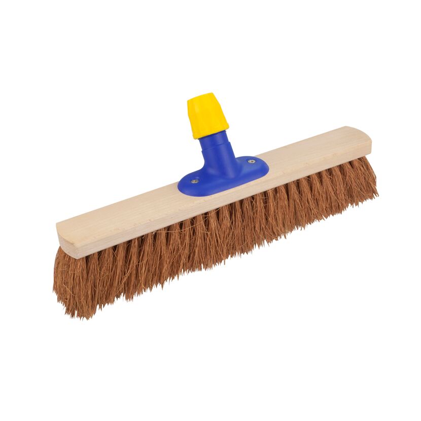 Hofbesen mit Kunststoffstielhalter Kokos 40 cm