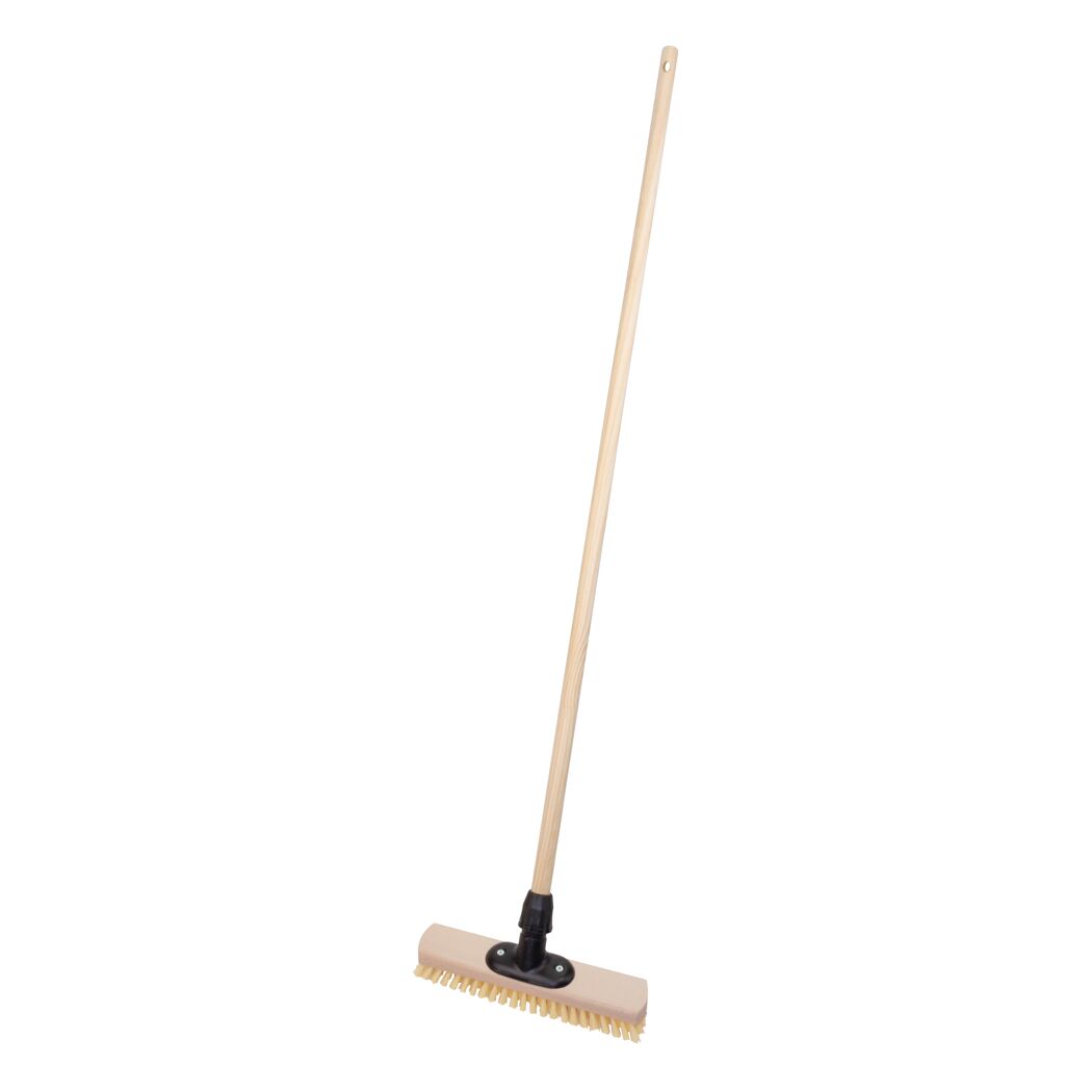 Schrubber mit Kunststoffstielhalter Kunstfibre 30 cm