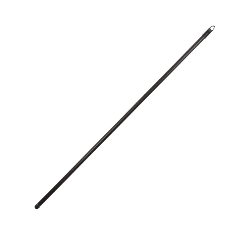 Metallstiel mit Gewinde 130 cm schwarz