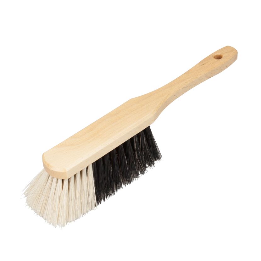 Handfeger mit Holzgriff und Mischhaarborsten