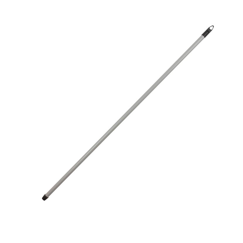 Metallstiel mit Gewinde 130 cm grau