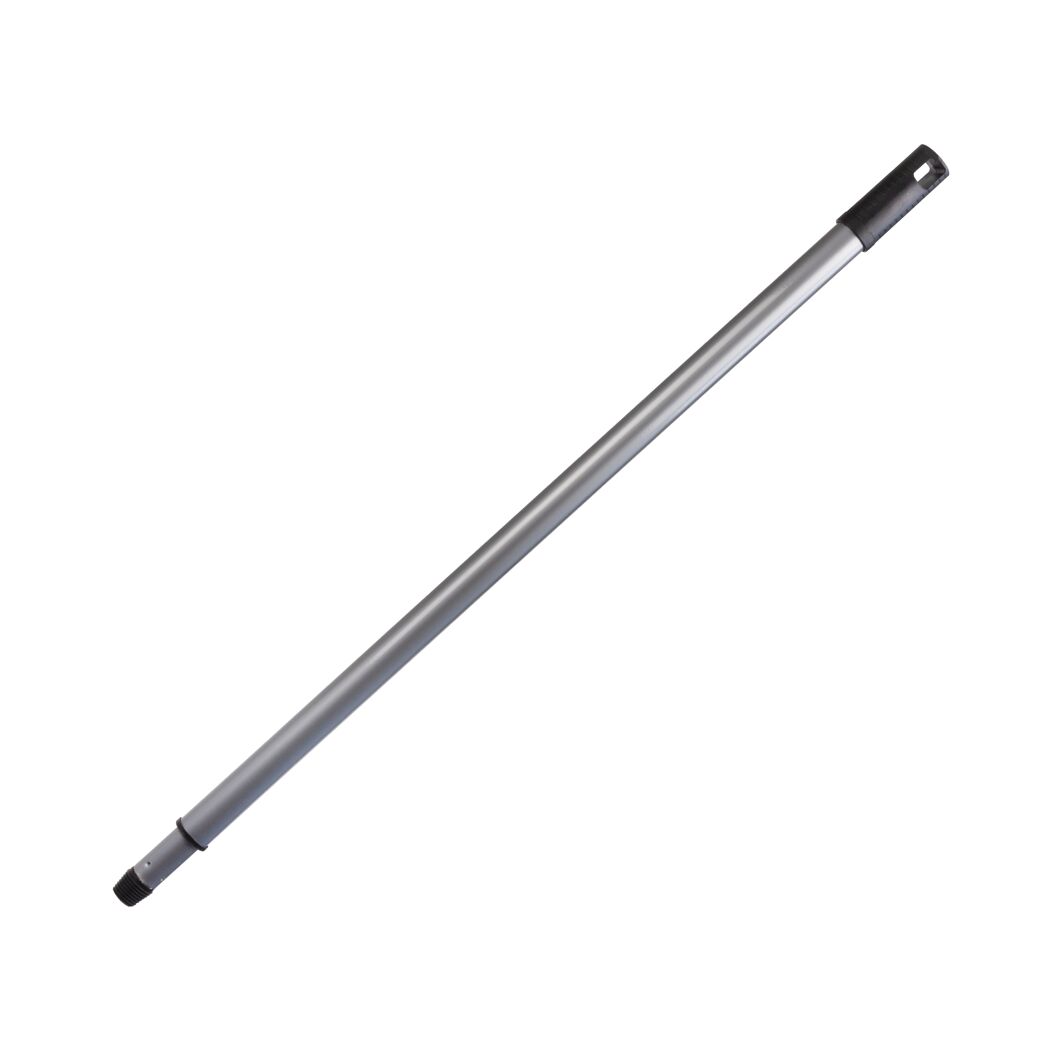Teleskopstiel Metall silber 130 cm