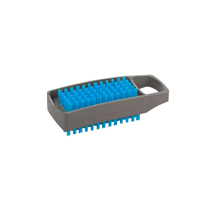 Nagelbürste Kunststoff grau blau