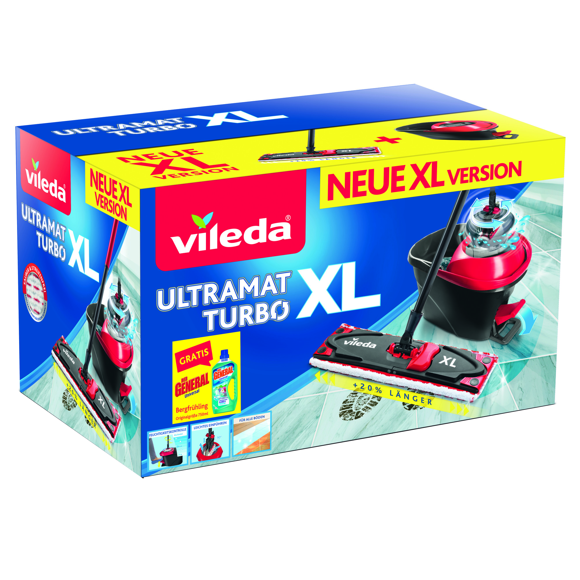 Bodenwischer-Set 'UltraMat XL' mit Reinigungsmittel + product picture