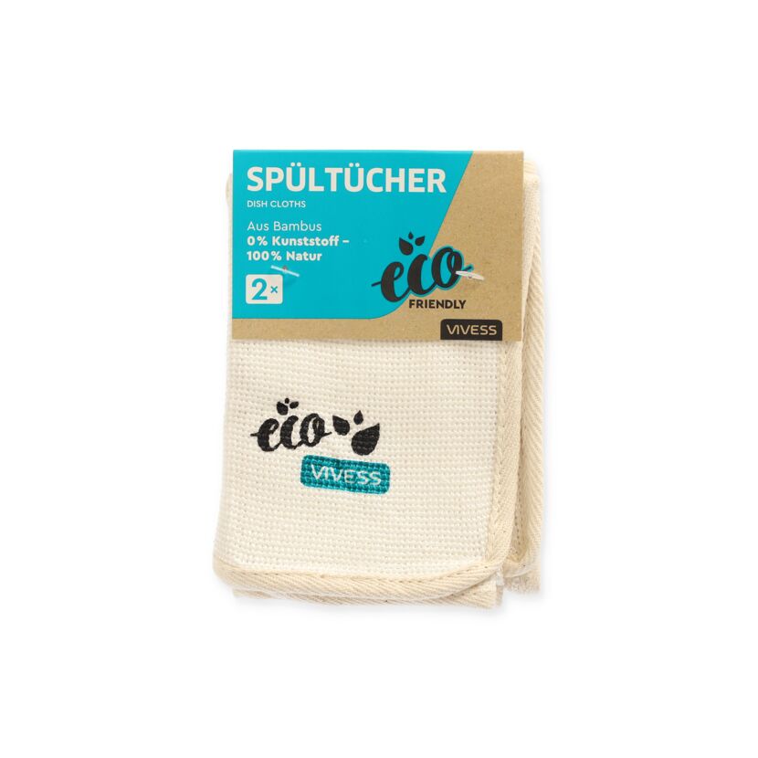 Zwei Bambus Spültücher von Vivess