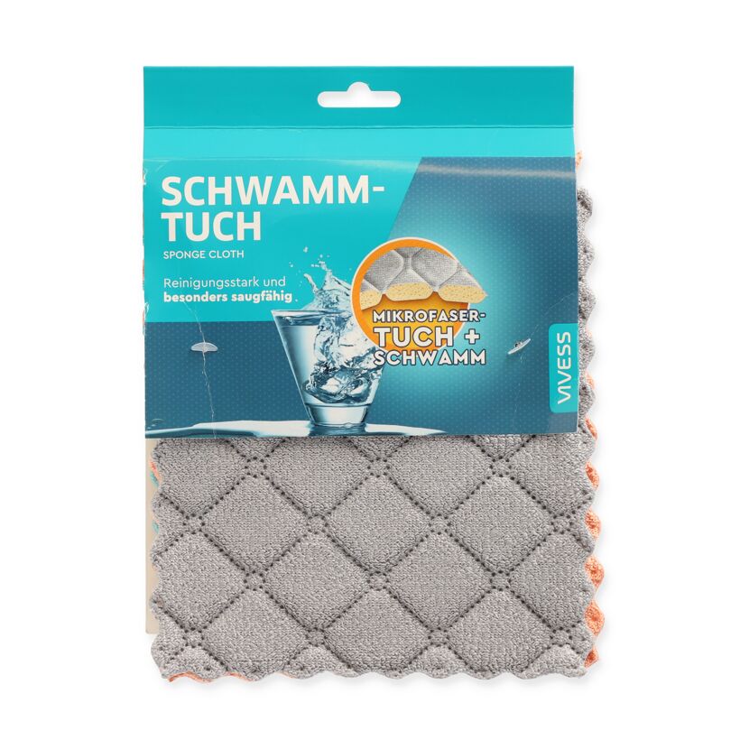 Vivess Schwammtuch Microfaser