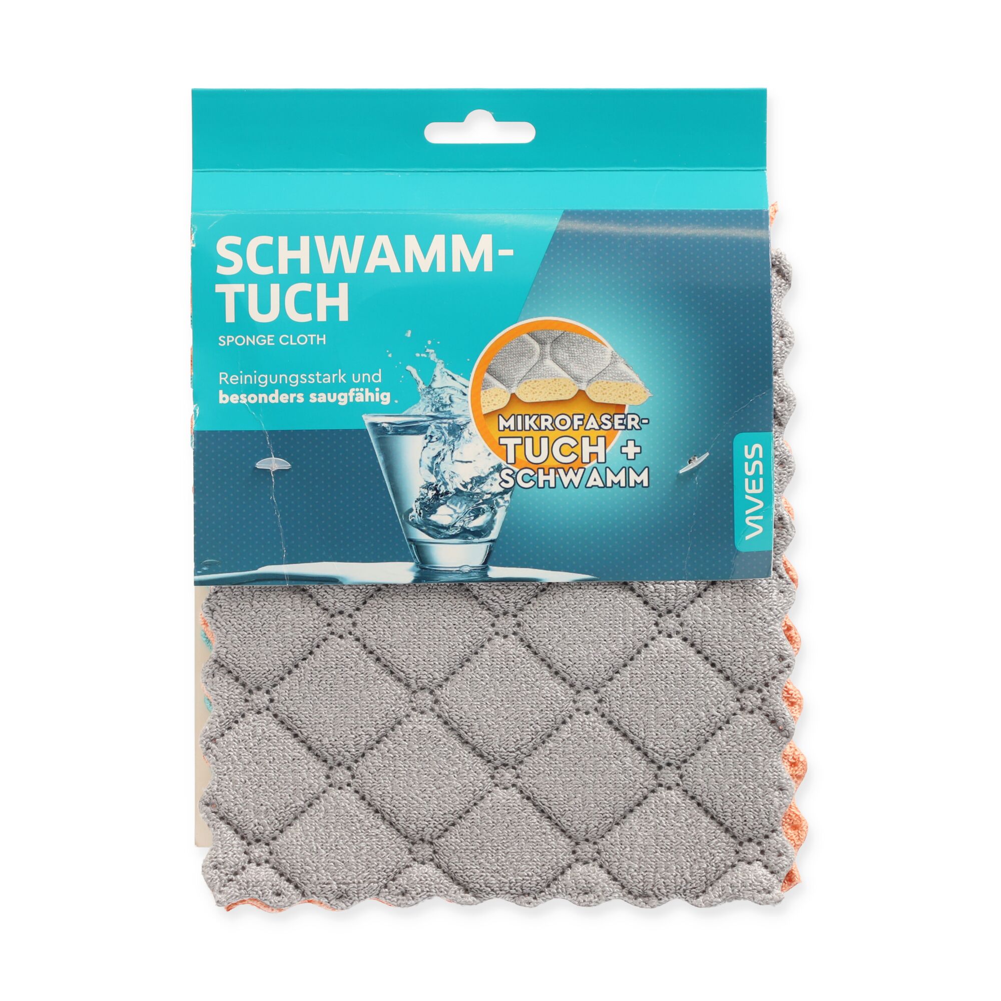 Vivess Schwammtuch Microfaser