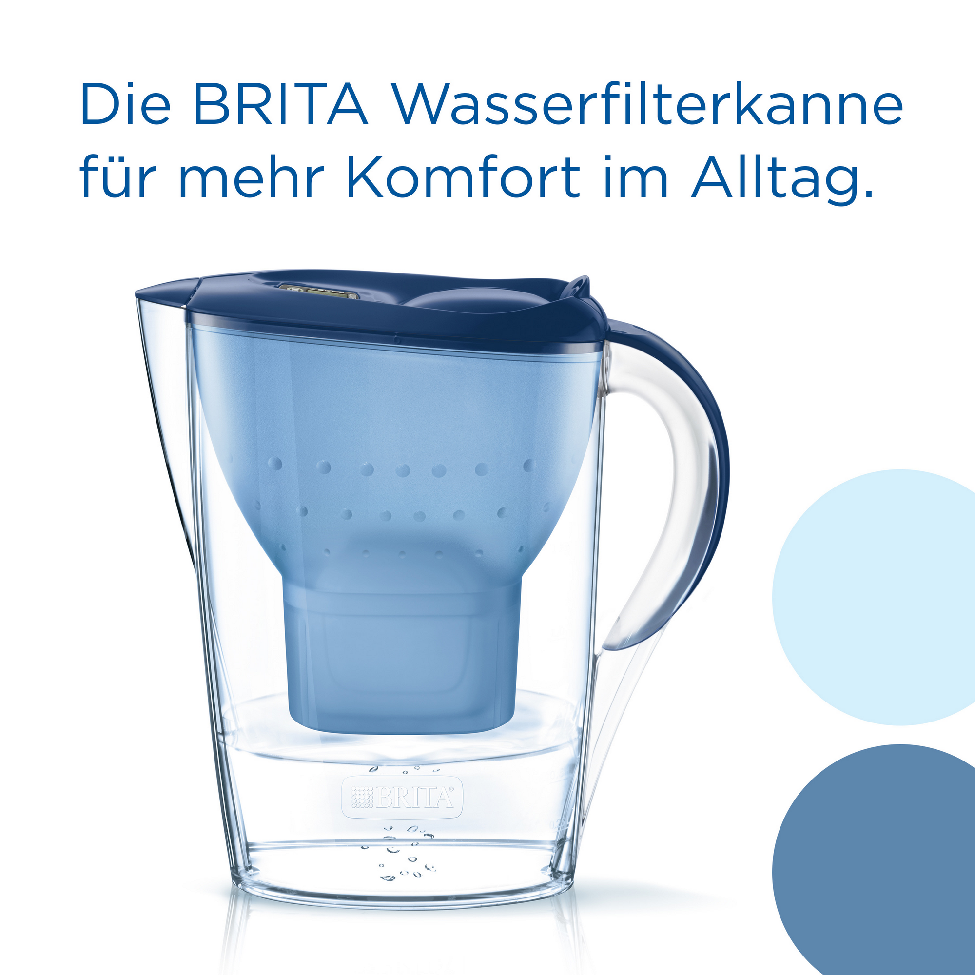Wasserfilter-Kanne 'Marella' blau inklusive MX PRO