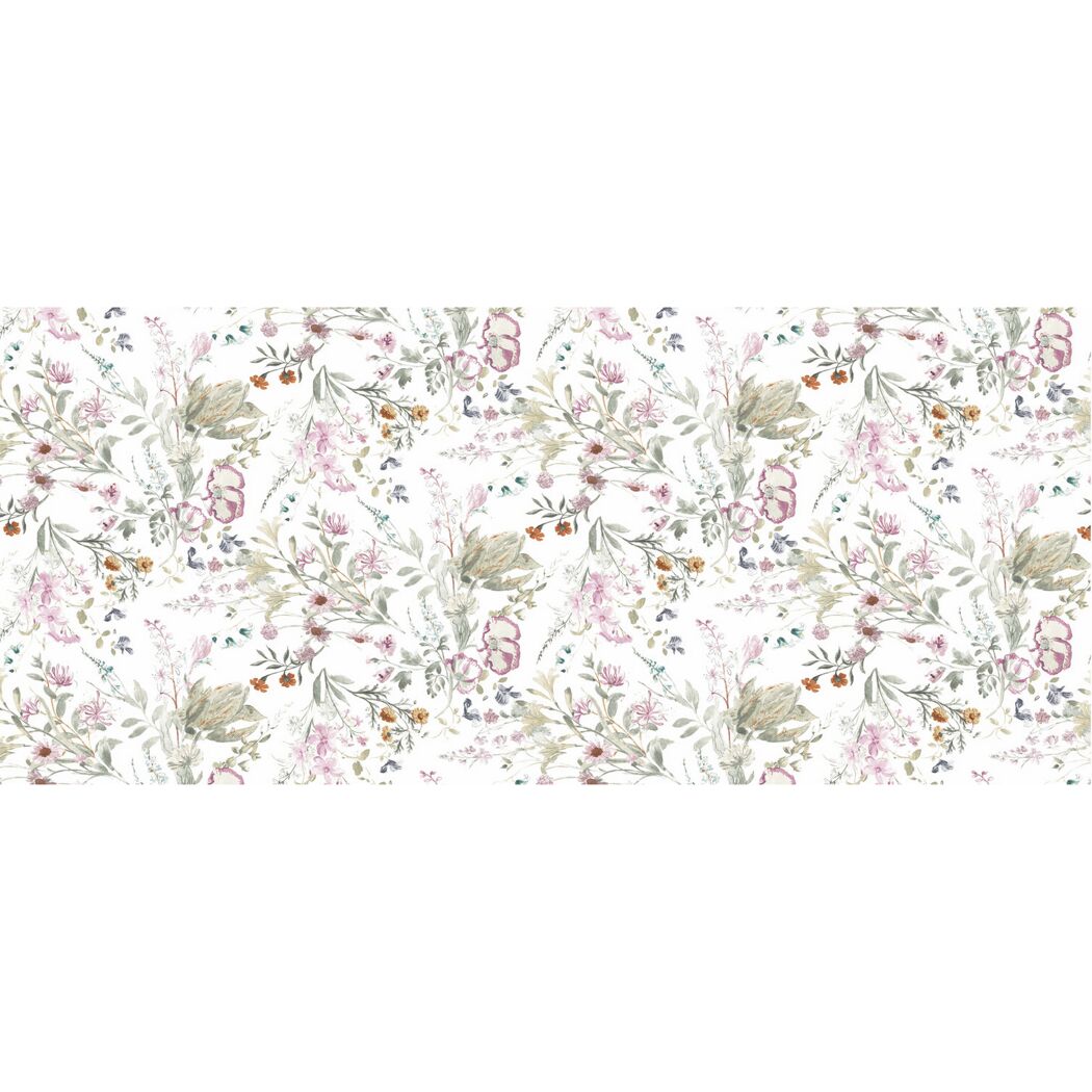Tischdecke 'Whisper Flower' PVC-frei mehrfarbig Ø 140 cm