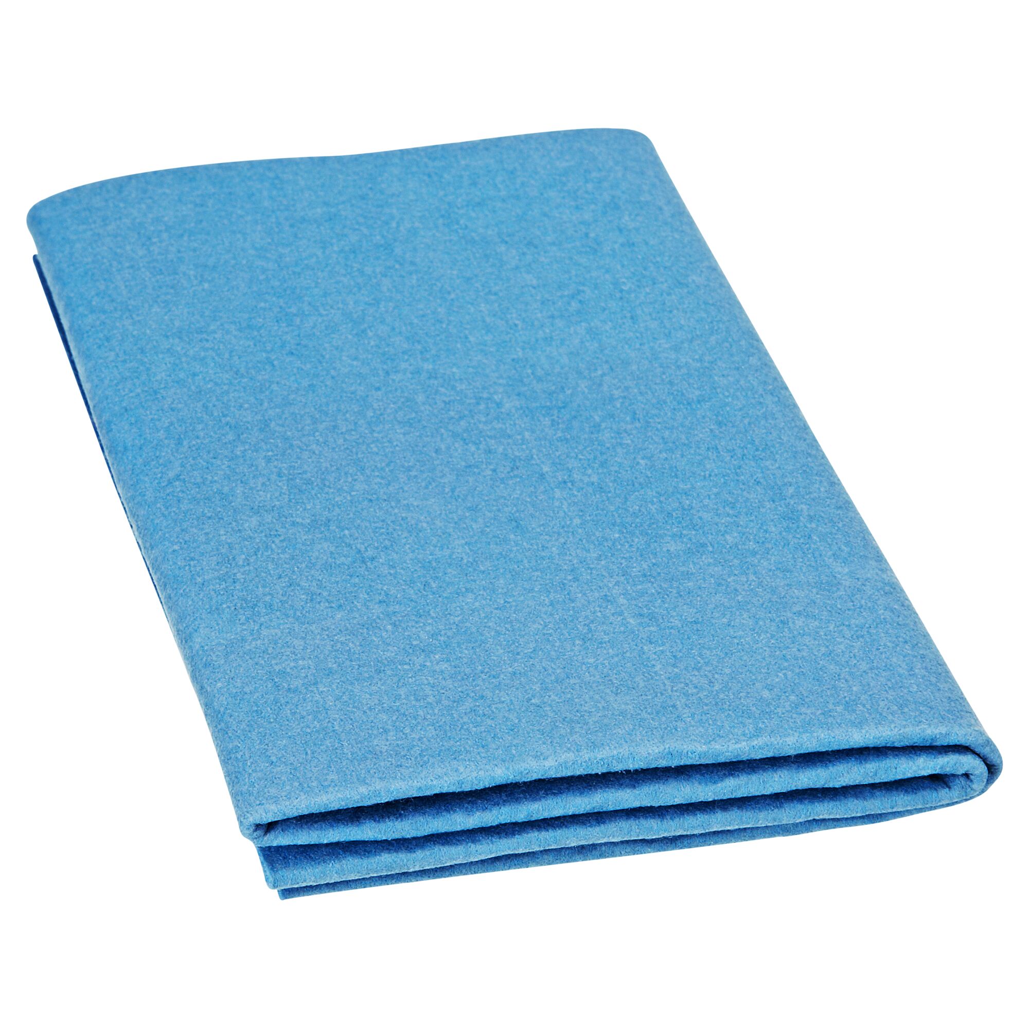 Gefaltetes blaues Mikrofaservliestuch