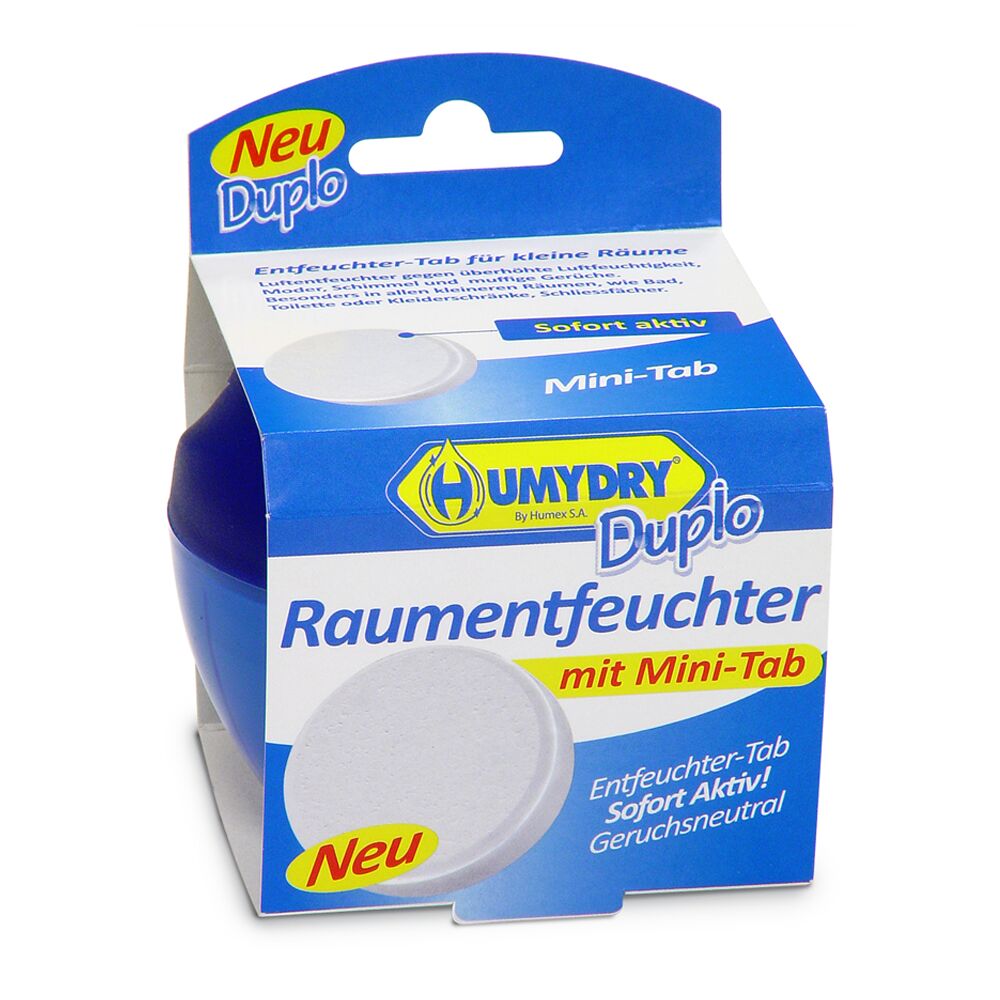 HUMYDRY Duplo Raumentfeuchter mit Mini-Tab