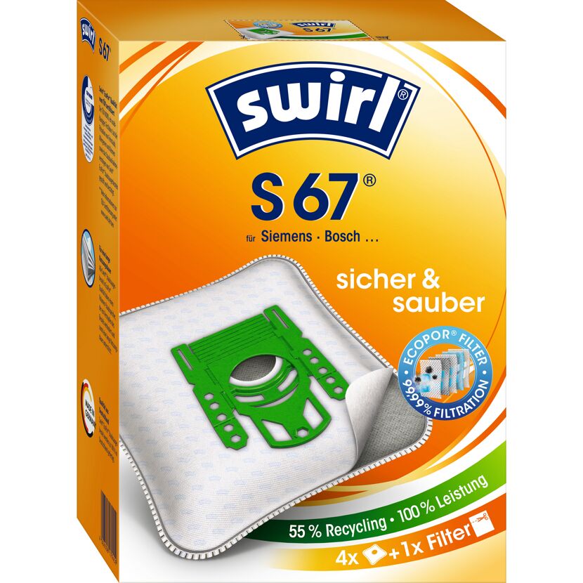 Staubsaugerbeutel S67 4 Stück