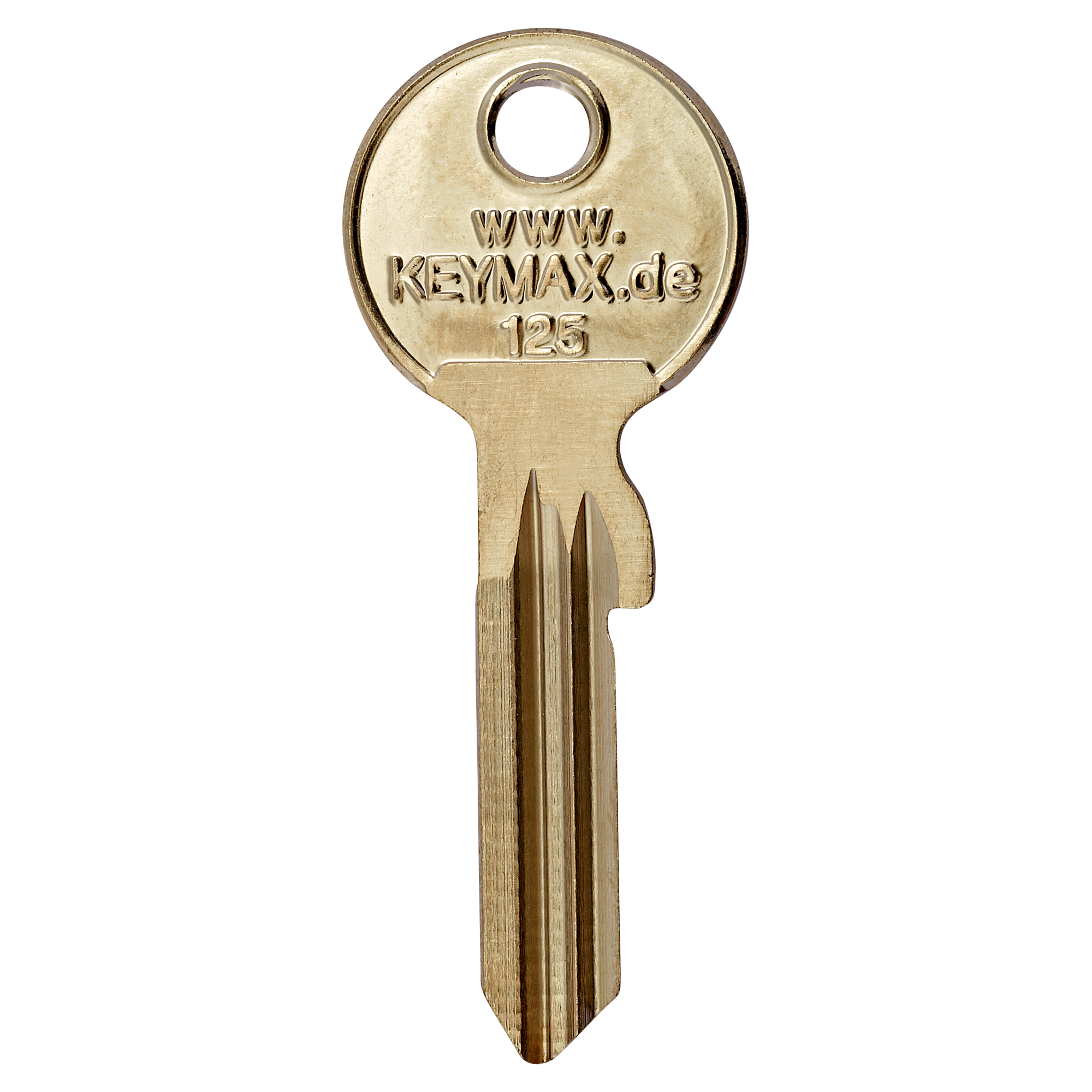 Goldener Schlüsselrohling KEYMAX