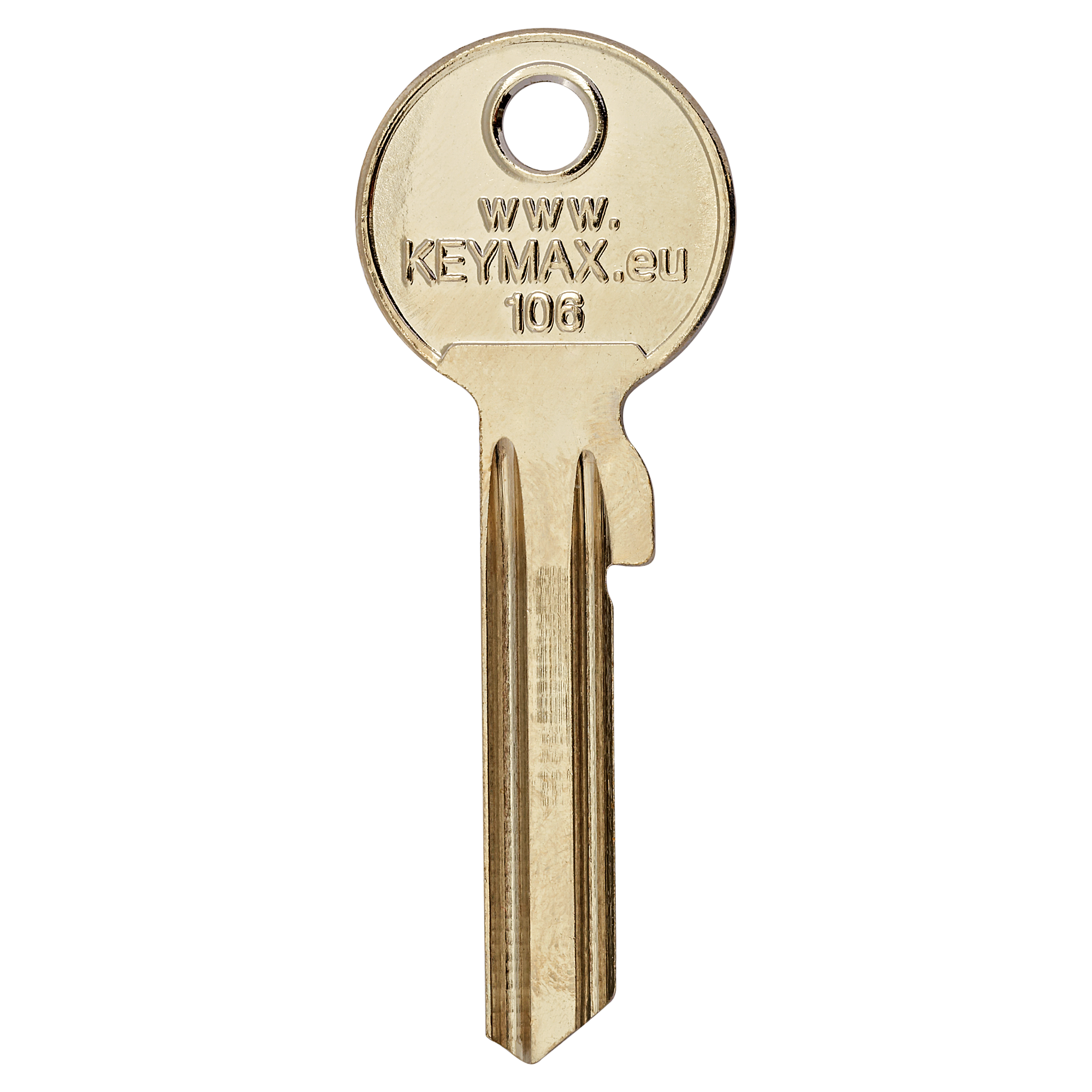 Goldener Schlüsselrohling KEYMAX 106