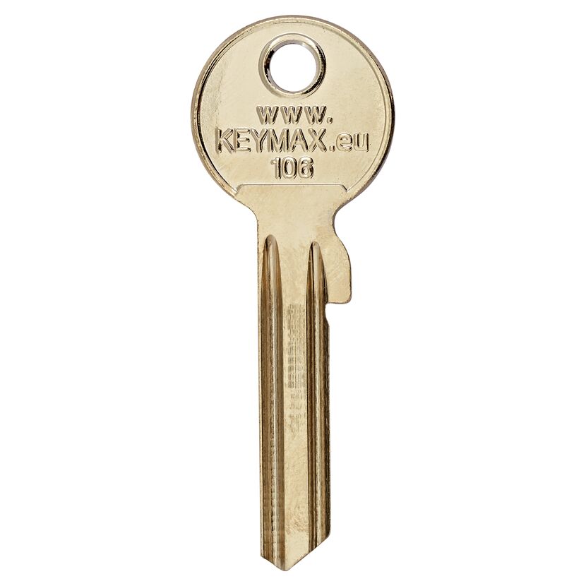 Goldener Schlüsselrohling KEYMAX 106