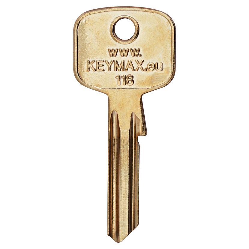 Goldener Schlüsselrohling KEYMAX