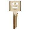 Goldener Schlüssel mit Smiley-Gesicht und der Nummer 126.